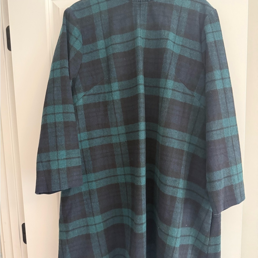 Tuckernuck Green and Black Plaid Midi Dress